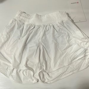 White lululemon shorts